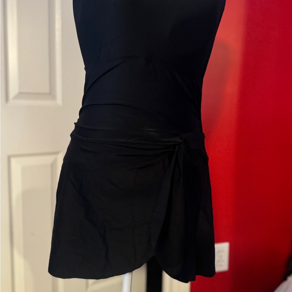 Elegant Black One-Piece Swimsuit